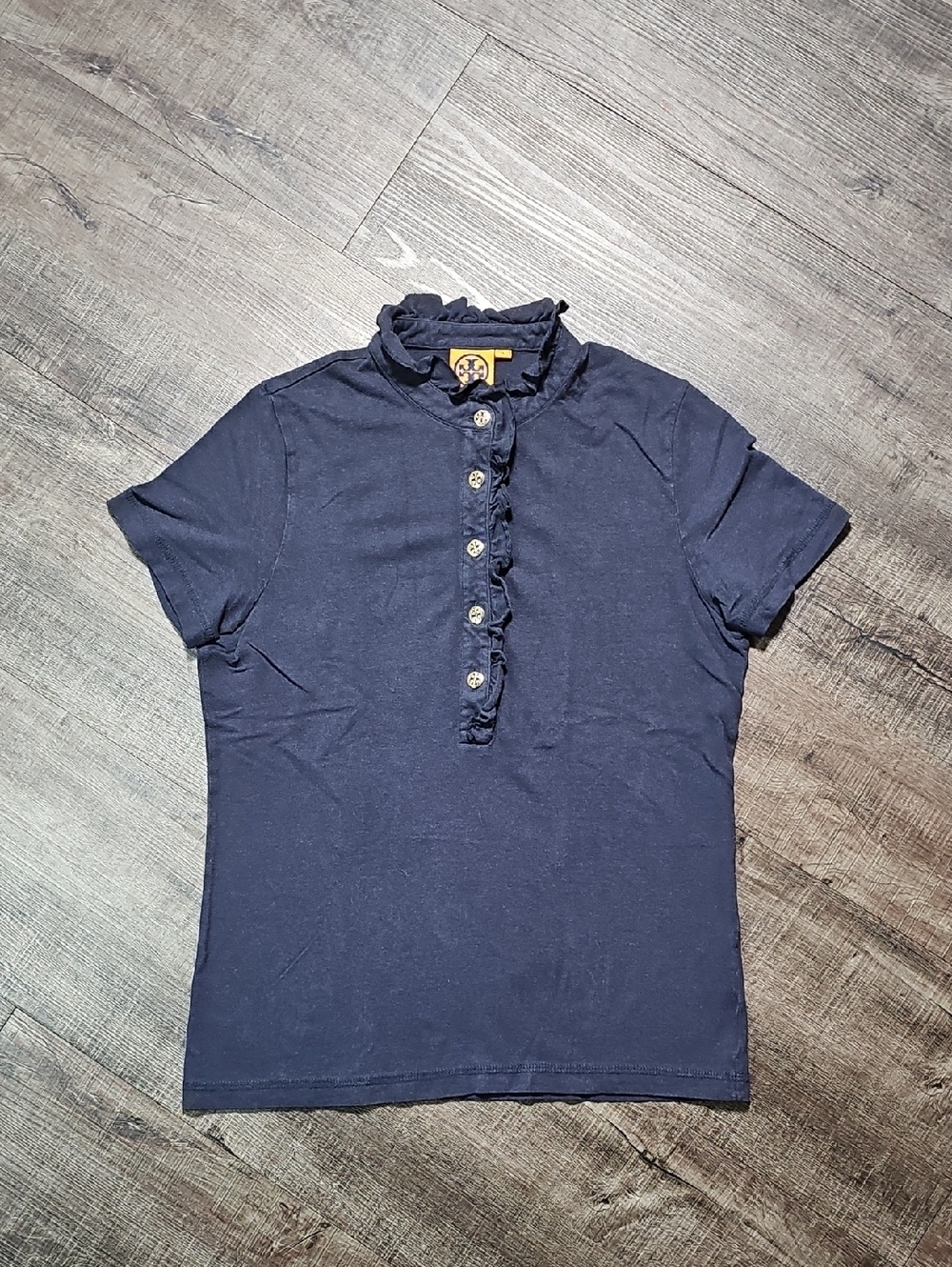 Tory Burch - Dark Blue And Gold Shirt